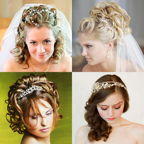 Свадебные причёски на средние волосы: 25 идей и актуальные фото