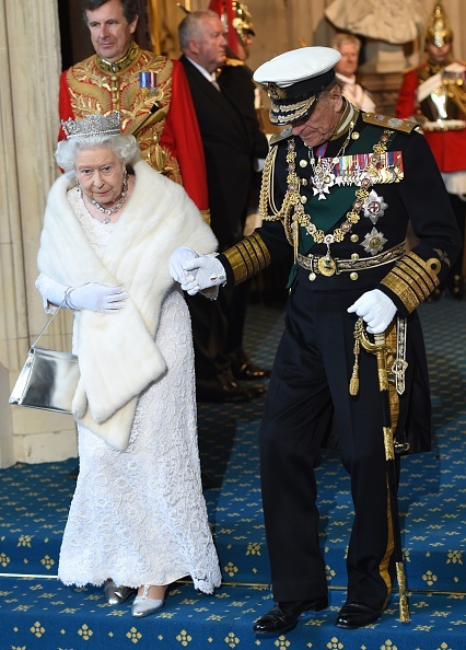 Эдвард Фицалан-Ховард, королева Великобритании Елизавета II и принц Филипп