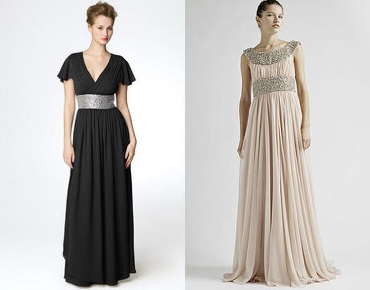 Разновидности платьев в греческом стиле, их характерные особенности