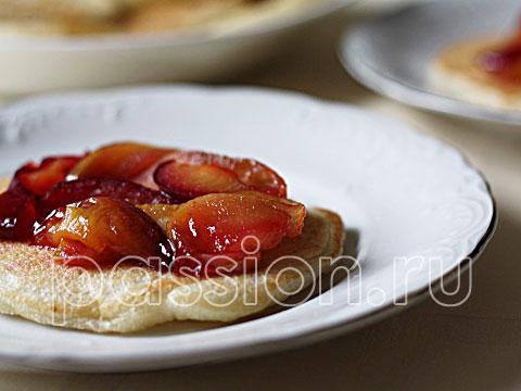 Блинчики с фруктовой начинкой - пошаговый рецепт с фото на kormstroytorg.ru