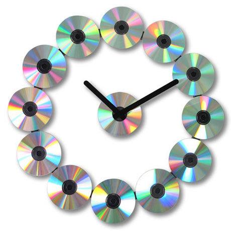 Часы из CD диска